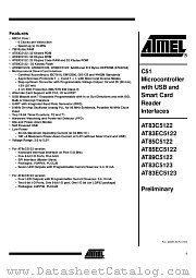 AT85C5122XXX-SISIM datasheet pdf Atmel