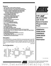 AT90S8535-8PC datasheet pdf Atmel