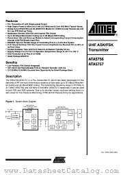 ATA5757-6DQ datasheet pdf Atmel