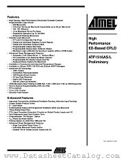 ATF1516ASL-25QI160 datasheet pdf Atmel