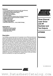 ATR0808-PEQG datasheet pdf Atmel