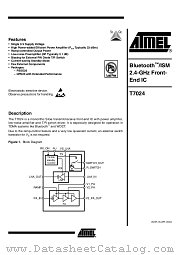 T7024-PGPM datasheet pdf Atmel