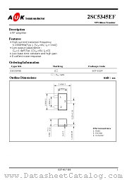 2SC5345EF datasheet pdf AUK Corp