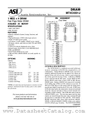 MT4C4001JECN-10_883C datasheet pdf Austin Semiconductor
