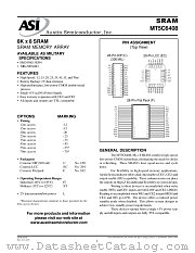 MT5C6408F-25L_883C datasheet pdf Austin Semiconductor