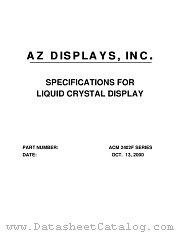 ACM2402F-NLBW-T datasheet pdf AZ Displays