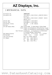 AGM1212C-FLGTS-T datasheet pdf AZ Displays