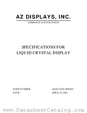 AGM1232G-NLFD-T datasheet pdf AZ Displays