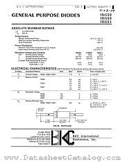 1N3070 datasheet pdf BKC International Electronics