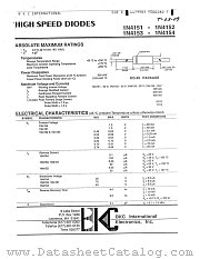 1N4151 datasheet pdf BKC International Electronics