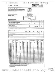 LL4738A datasheet pdf BKC International Electronics