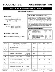 B15V18008 datasheet pdf BOPOLARICS