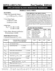 BRF61085 datasheet pdf BOPOLARICS