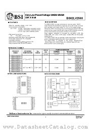 BS62LV2563ST datasheet pdf Brilliance Semiconductor