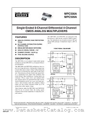 MPC508AU datasheet pdf Burr Brown