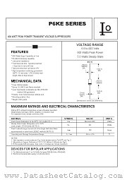 P6KE110C datasheet pdf Bytes