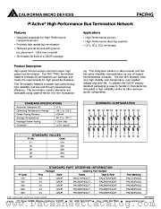 PAC900R4GQ_R datasheet pdf California Micro Devices Corp