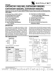 CAT24C162JI-30TE13 datasheet pdf Catalyst Semiconductor