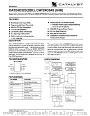 CAT24C643J-25TE13 datasheet pdf Catalyst Semiconductor