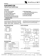 CAT24WC129JA-1.8TE13 datasheet pdf Catalyst Semiconductor