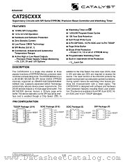 CAT25C161U14A-45TE13 datasheet pdf Catalyst Semiconductor