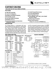 CAT25C256U20-1.8TE13 datasheet pdf Catalyst Semiconductor