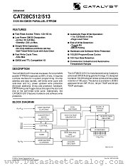 CAT28C512PI-15T datasheet pdf Catalyst Semiconductor