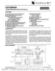 CAT28F001TA-90TT datasheet pdf Catalyst Semiconductor