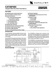 CAT28F002T-12TT datasheet pdf Catalyst Semiconductor