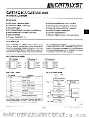 CAT35C108S datasheet pdf Catalyst Semiconductor