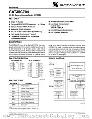 CAT35C704JI-TE13 datasheet pdf Catalyst Semiconductor
