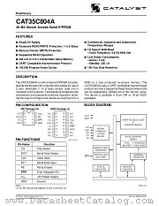 CAT35C804APA-TE13 datasheet pdf Catalyst Semiconductor