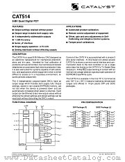 CAT514P-TE13 datasheet pdf Catalyst Semiconductor