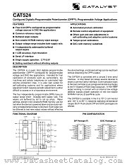 CAT524JI-TE13 datasheet pdf Catalyst Semiconductor