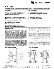 CAT525J-TE13 datasheet pdf Catalyst Semiconductor