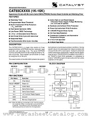 CAT93C8614P-30TE13 datasheet pdf Catalyst Semiconductor