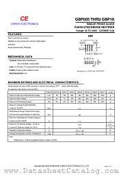 GBP005 datasheet pdf Chenyi Electronics