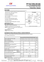 SR1560A datasheet pdf Chenyi Electronics