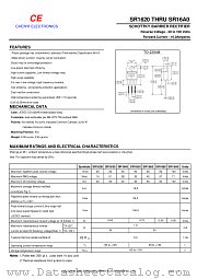 SR1680A datasheet pdf Chenyi Electronics