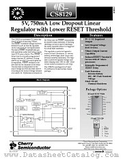 CS8129YTVA5 datasheet pdf Cherry Semiconductor
