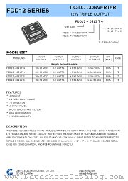 FDD12-0512T5 datasheet pdf CHINFA Electronics IND
