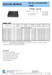 HDD100-48S05-T datasheet pdf CHINFA Electronics IND