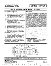 CDB4923 datasheet pdf Cirrus Logic