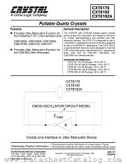 CXT6192A datasheet pdf Cirrus Logic