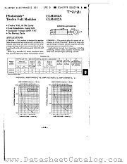 CLM4012A datasheet pdf Clairex Technologies