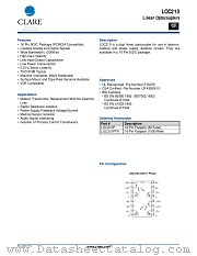 LOC210P datasheet pdf Clare Inc