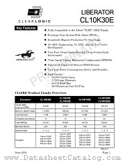 CL10K30EFI256-2 datasheet pdf CLEARLOGIC