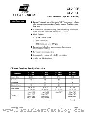 CL7192EQI160-20 datasheet pdf CLEARLOGIC