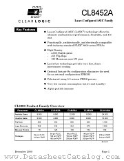 CL8452AQC160-4 datasheet pdf CLEARLOGIC