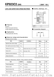 KP923C02 datasheet pdf COLLMER SEMICONDUCTOR INC